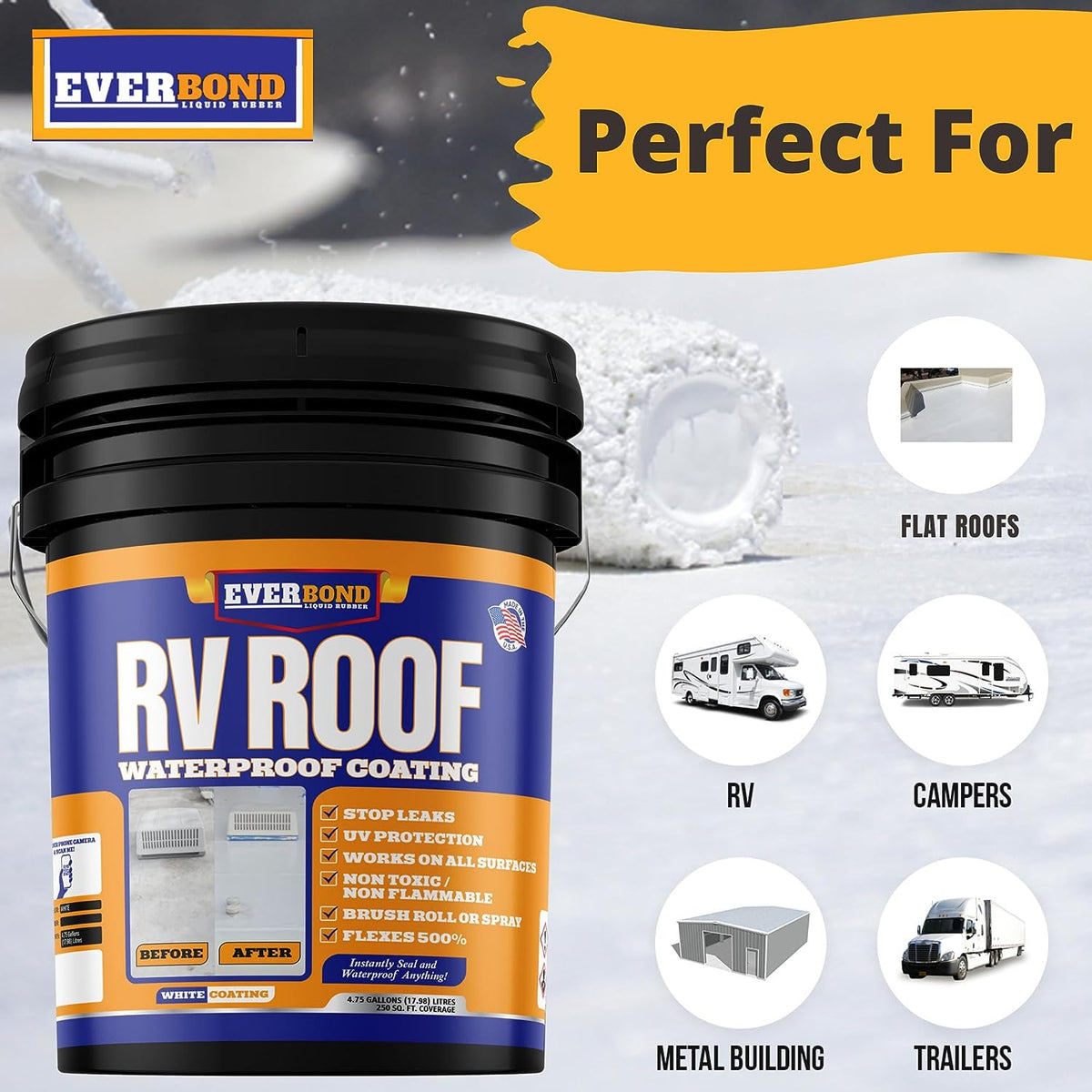 Everbond RV Roof Primer — Maximum Adhesion for Long-Lasting Roof Coating