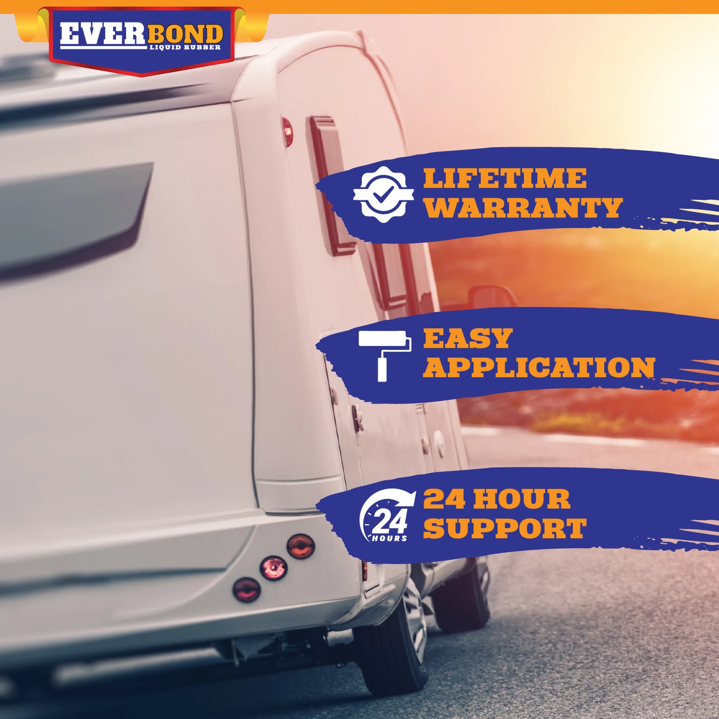 Everbond 1 Gallon RV Roof Coating — Stop Leaks, Prevent Rot, Skip the $5,000 Replacement