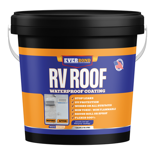 Everbond 1 Gallon RV Roof Coating — Stop Leaks, Prevent Rot, Skip the $5,000 Replacement